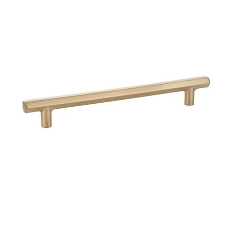 Patioplus 8 in. Mod Hex Pull, Satin Brass PA1628010